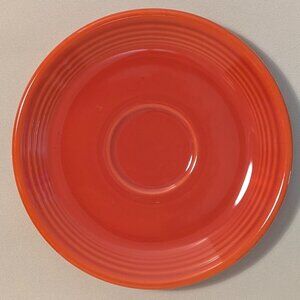 Vintage Fiesta Red Saucer, Homer Laughlin 1936-1959
